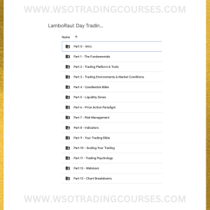 LamboRaul Day Trading Institution 2.0 - Course Proof