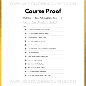 Price Action Volume Trader Trading With Market & Volume Profile - Course Proof