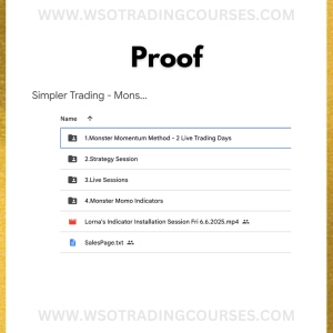 Simpler Trading Monster Momo Method Pro - Course Proof