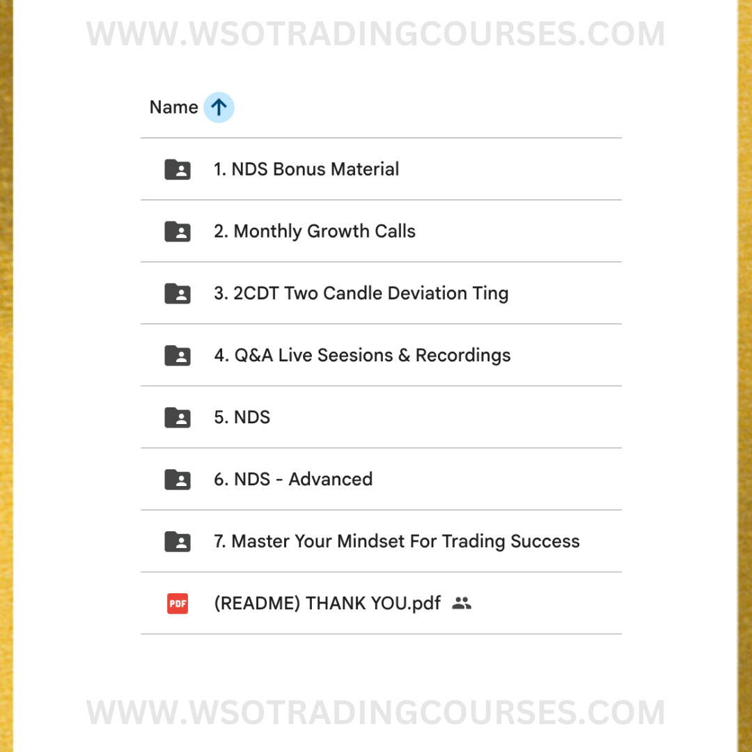 Tony Rockall Trading NDS (No Dumb Sht) - Course Proof