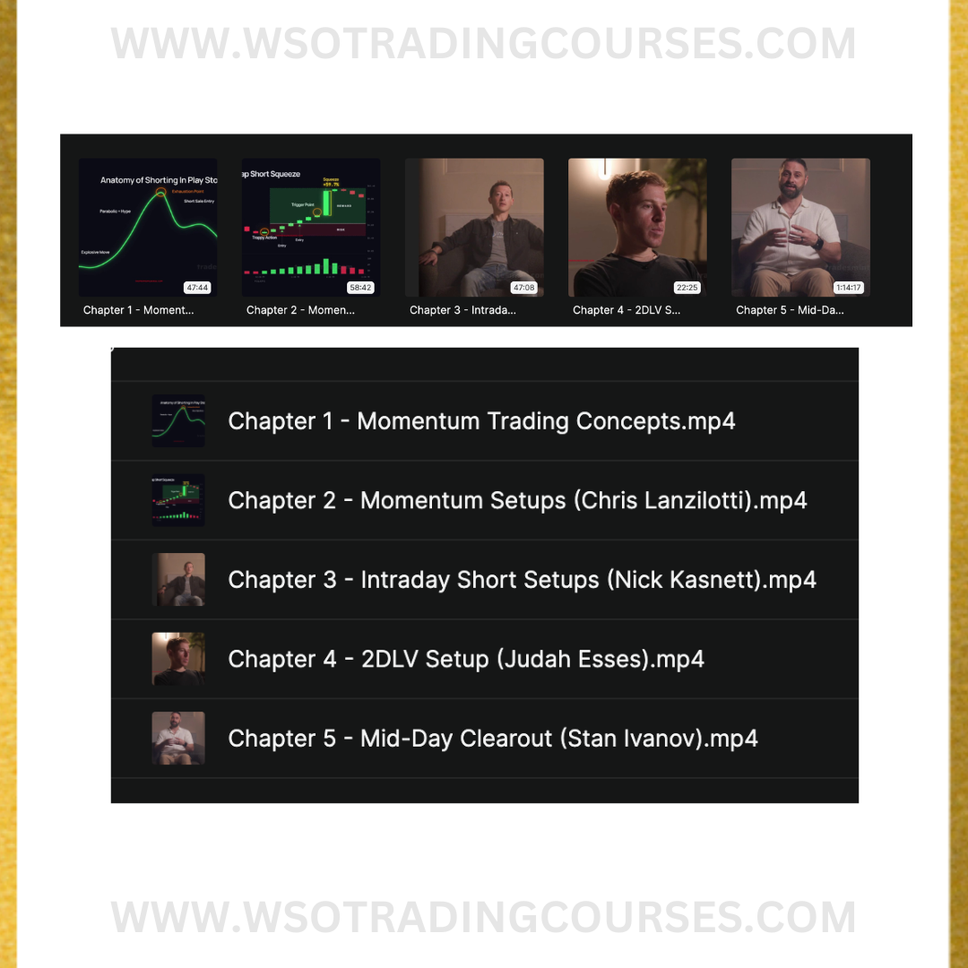 Investors Underground The Momentum Playbook - Course Proof