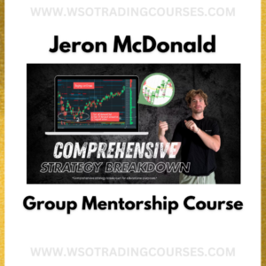 Jeron McDonald August Group Mentorship (Recordings) - Course