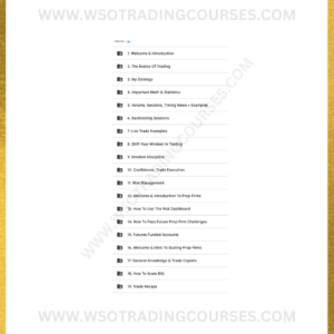 JJ Simon Trades Trading Mentorship - Course Proof