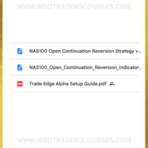 JJ Simon Trading View Indicator + Strategy - Course Proof